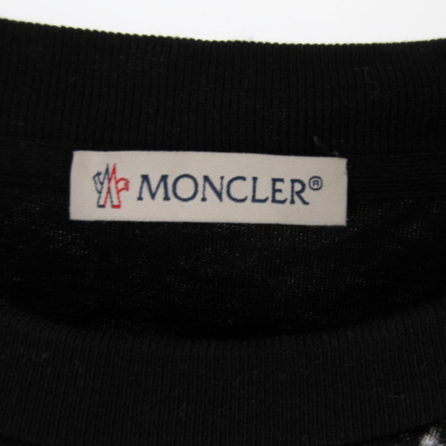 MONCLER(モンクレール)のモンクレール Tシャツ 半袖 デカロゴ プリント ブラック L 21SS メンズのトップス(Tシャツ/カットソー(半袖/袖なし))の商品写真