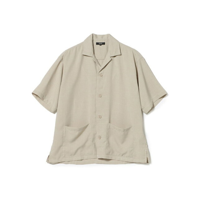 BEAMS(ビームス)の【BEIGE】BEAMS HEART / ステッチ オープンカラー ビッグシャツ メンズのトップス(シャツ)の商品写真