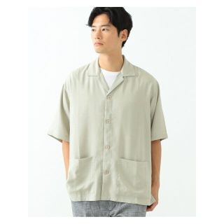 ビームス(BEAMS)の【BEIGE】BEAMS HEART / ステッチ オープンカラー ビッグシャツ(シャツ)