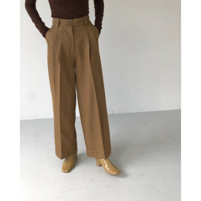 TODAYFUL Twill Tuck Trousers