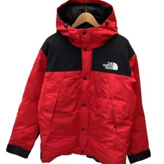 ザノースフェイス(THE NORTH FACE)の♪♪THE NORTH FACE ザノースフェイス メンズ ダウンジャケット SIZE XL ダウン80％ ND91930 レッド×ブラック(その他)