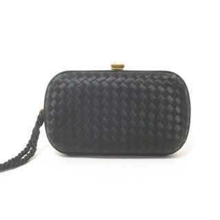 ボッテガヴェネタ(Bottega Veneta)のボッテガヴェネタ クラッチバッグ ポーチ イントレチャート シルク(クラッチバッグ)