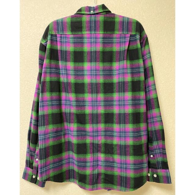 【Mサイズ】  Brushed Plaid Flannel Shirt