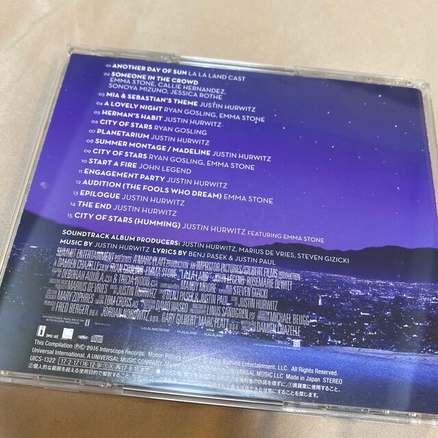 LALALAND ララランド　CD エンタメ/ホビーのCD(映画音楽)の商品写真