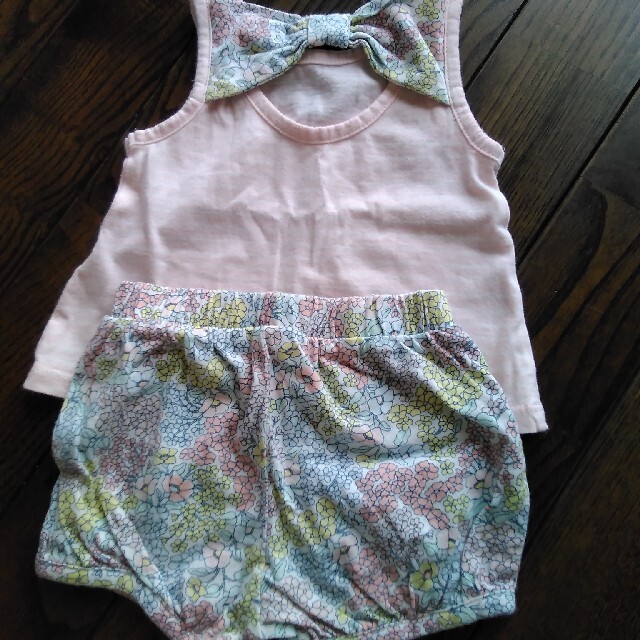 GAP(ギャップ)のベビー　女の子夏服 キッズ/ベビー/マタニティのベビー服(~85cm)(タンクトップ/キャミソール)の商品写真