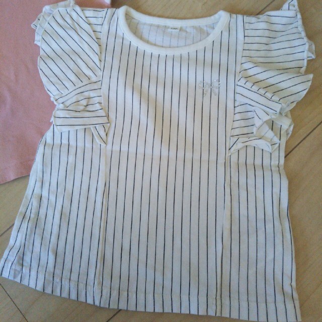 ベルメゾン(ベルメゾン)のティシャツセット100 キッズ/ベビー/マタニティのキッズ服女の子用(90cm~)(Tシャツ/カットソー)の商品写真