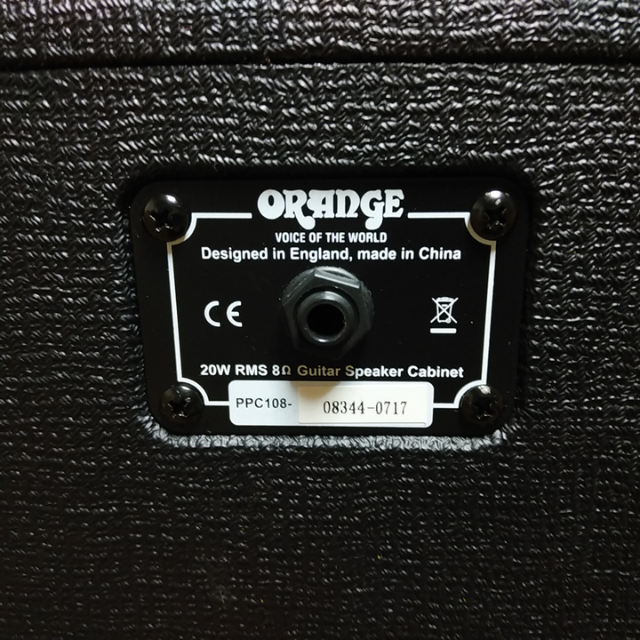 ORANGE PPC108 Black 8インチスピーカーキャビネット 楽器のギター(ギターアンプ)の商品写真