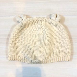 ベビーギャップ(babyGAP)のギャップ⭐︎ニットキャップ⭐︎ベビー⭐︎白(帽子)