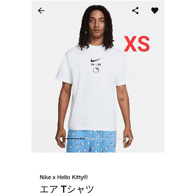 NIKE(ナイキ)のナイキ x Hello Kitty Tシャツ XS メンズのトップス(Tシャツ/カットソー(半袖/袖なし))の商品写真