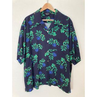 アンユーズド(UNUSED)のUNUSED Rose Pattern Shirt アロハシャツ　3(シャツ)