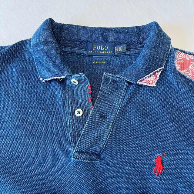 アニメショート 希少□ラルフローレンclassic fit□デニム地