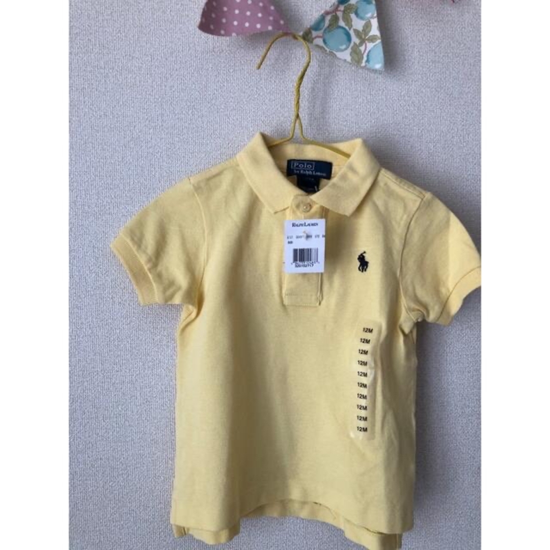 POLO RALPH LAUREN(ポロラルフローレン)の【子子さま専用】新品タグ付ラルフローレン　ポロシャツ、ニットベスト キッズ/ベビー/マタニティのベビー服(~85cm)(シャツ/カットソー)の商品写真