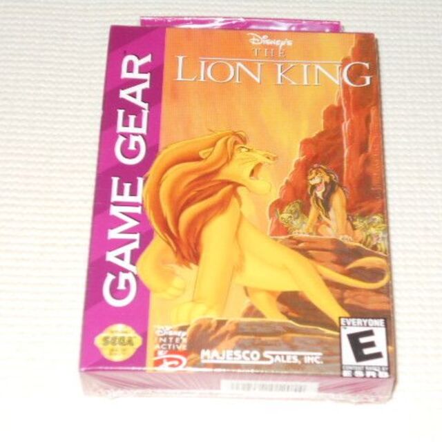 SEGAのGGDISNEYGG★DISNEY'S THE LION KING 海外版(国内本体動作可能)