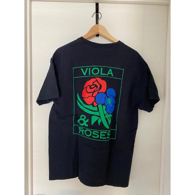 Ron Herman(ロンハーマン)のVIOLA &ROSES Tシャツ Black サイズL メンズのトップス(Tシャツ/カットソー(半袖/袖なし))の商品写真