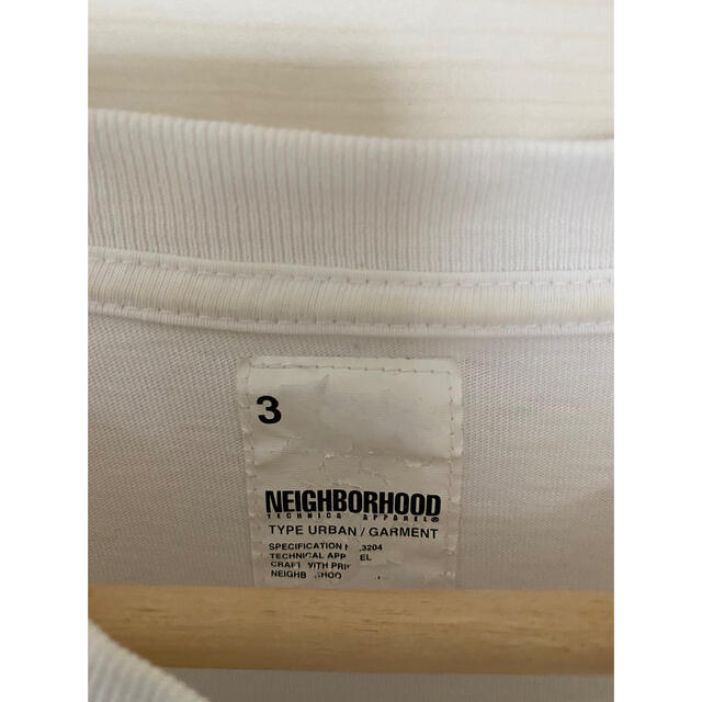 NEIGHBORHOOD(ネイバーフッド)のNEIGHBORHOOD Tシャツ White Size3 メンズのトップス(Tシャツ/カットソー(半袖/袖なし))の商品写真