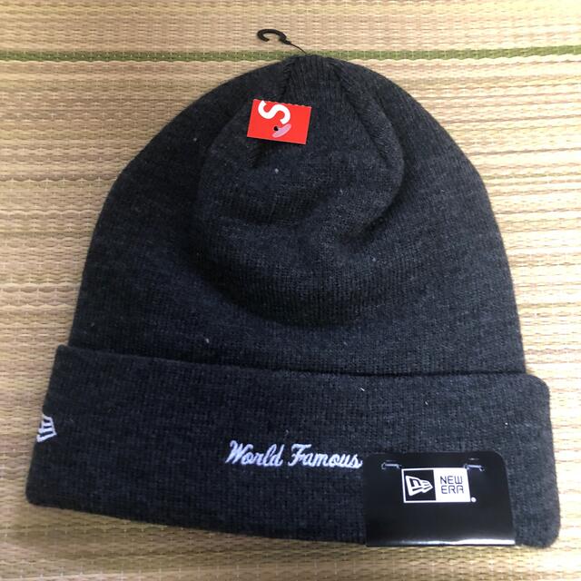 帽子Box Logo Beanie  Charcoal シュプリーム　supreme