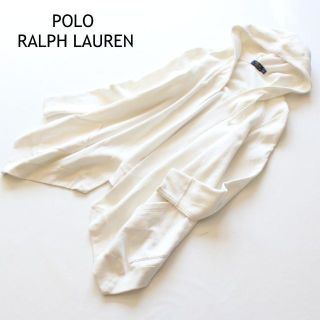 ポロラルフローレン(POLO RALPH LAUREN)のポロラルフローレン★フード　パーカー　羽織　カーディガン　白　S　日焼け防止(パーカー)