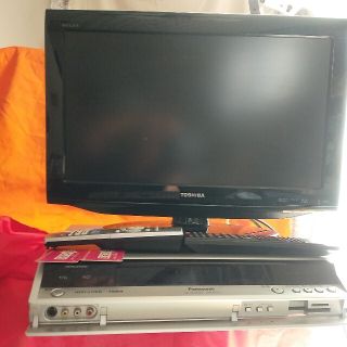 パナソニック(Panasonic)のTOSHIBA レグザ  22RE2Panasonic ハイビジョン DIGA(DVDレコーダー)