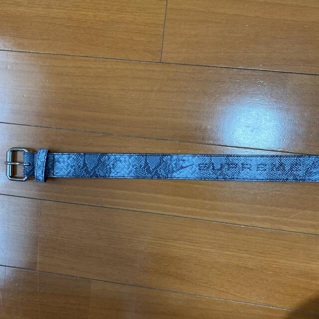 supreme NIKE snakeskin beltblack L/XLファッション小物