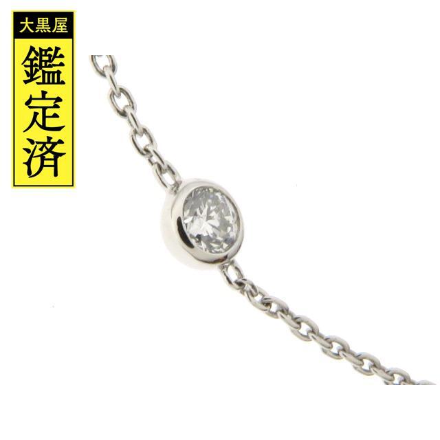 ノンブランド　ブレスレット　K18WG　ホワイトゴールド　ダイヤモンド【474】