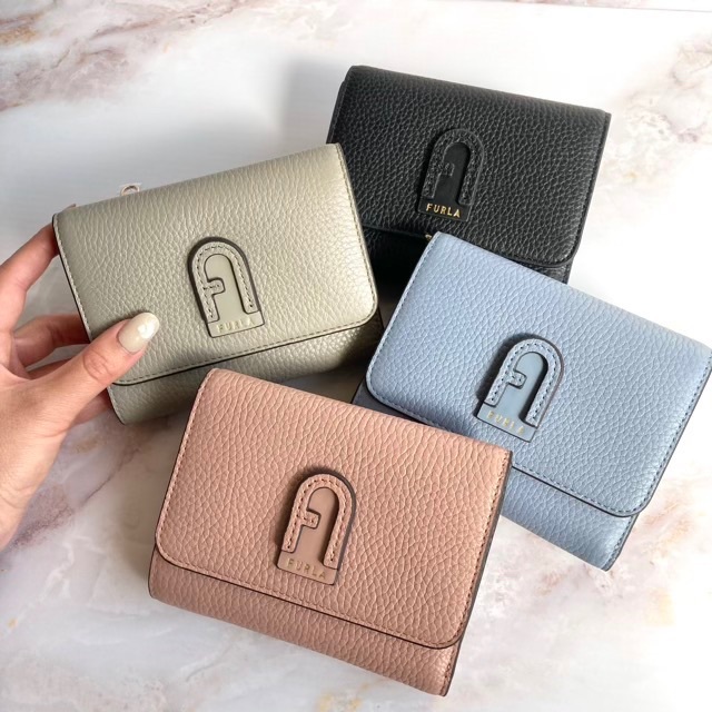 Furla   FURLA DAFNE 折り財布 コンパクト ミニウォレット ブラック