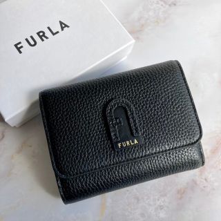 フルラ(Furla)のFURLA DAFNE 折り財布 コンパクト ミニウォレット ブラック シンプル(財布)