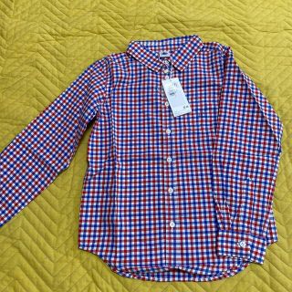 プチバトー(PETIT BATEAU)の新品タグ付き　プチバトー　長袖　シャツ(ブラウス)