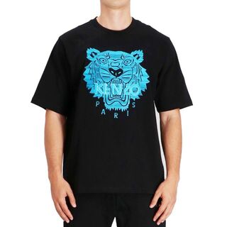 ケンゾー(KENZO)の49 KENZO ブラック タイガー オーバーサイズ Ｔシャツ size M(Tシャツ/カットソー(半袖/袖なし))