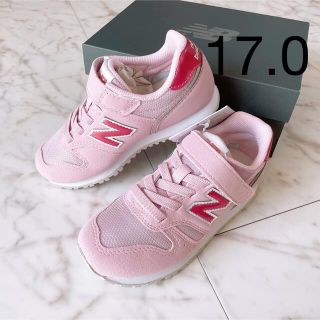 ニューバランス(New Balance)の17.0 新品　ニューバランス　スニーカー　373 ローズ　ピンク　キッズ(スニーカー)