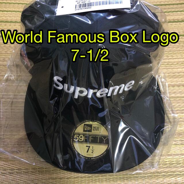 Supreme World Famous BoxLogo NewEra BLK 良質 www.gold-and-wood.com