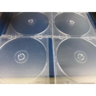 CD ケース　透明　4枚(CD/DVD収納)