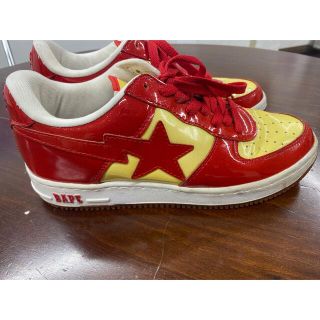 アベイシングエイプ(A BATHING APE)のAPE BAPESTA ラメ US7(スニーカー)