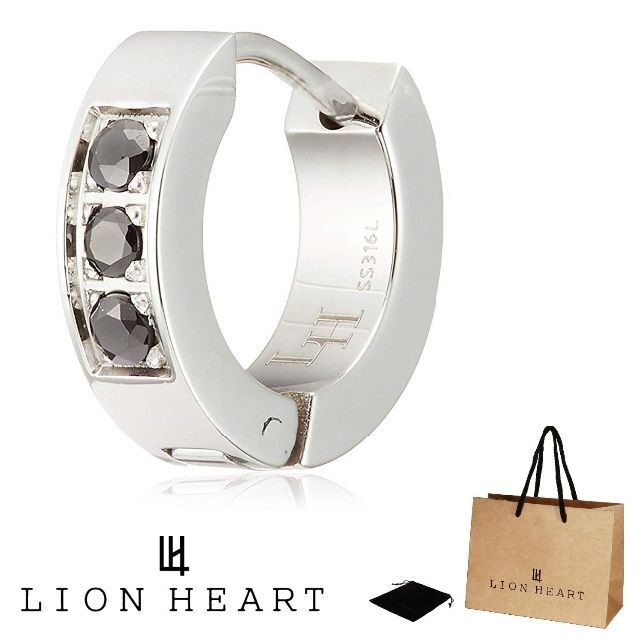 LION HEART(ライオンハート)の新品 LION HEART ライオンハート ピアス メンズ LHMP004NS メンズのアクセサリー(ピアス(片耳用))の商品写真