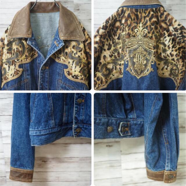 FICCE(フィッチェ)のFICCE JEANS 豪華装飾デニムジャケット メンズのジャケット/アウター(Gジャン/デニムジャケット)の商品写真