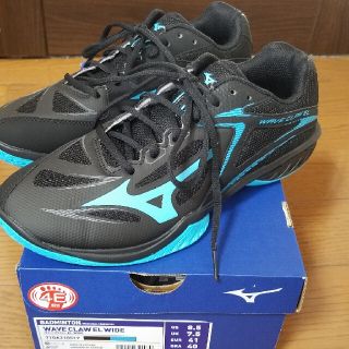 ミズノ(MIZUNO)のバドミントンシューズ　mizunoウェーブクローEL WIDE(シューズ)