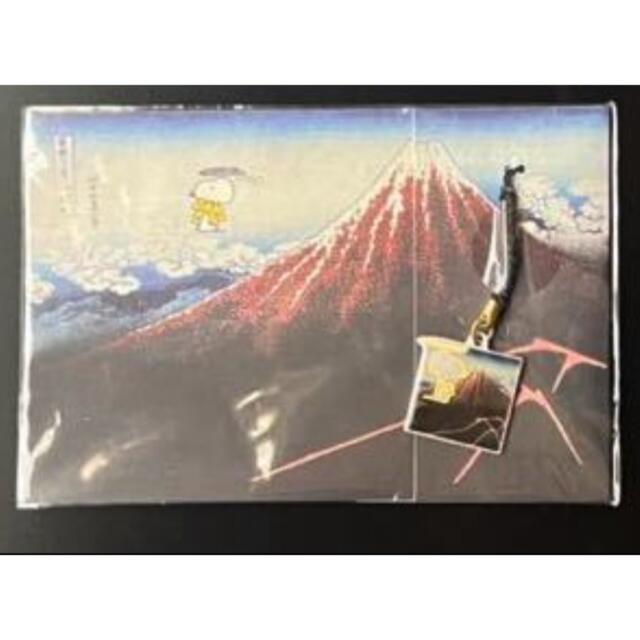 葛飾北斎展 スヌーピーコラボ ストラップ 山下白雨
