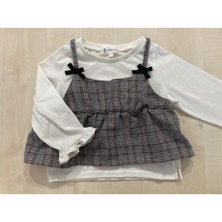 ロペピクニック(Rope' Picnic)のロペピクニック トップス　グレンチェック　100サイズ(Tシャツ/カットソー)