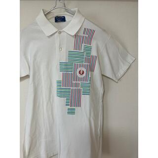 フレッドペリー(FRED PERRY)のイングランド製 フレッドペリー　ポロシャツ　ホワイト(ポロシャツ)