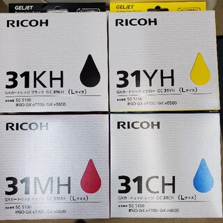 RICOH GC 31KH & 31MH & 31CH & 31YH(PC周辺機器)