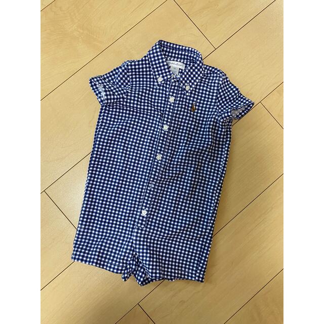 Ralph Lauren(ラルフローレン)のポロラルフローレン　ロンパース キッズ/ベビー/マタニティのベビー服(~85cm)(ロンパース)の商品写真