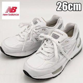 ニューバランス(New Balance)の新品★26cm ニューバランス M992WL ホワイト/白 スニーカー メンズ(スニーカー)