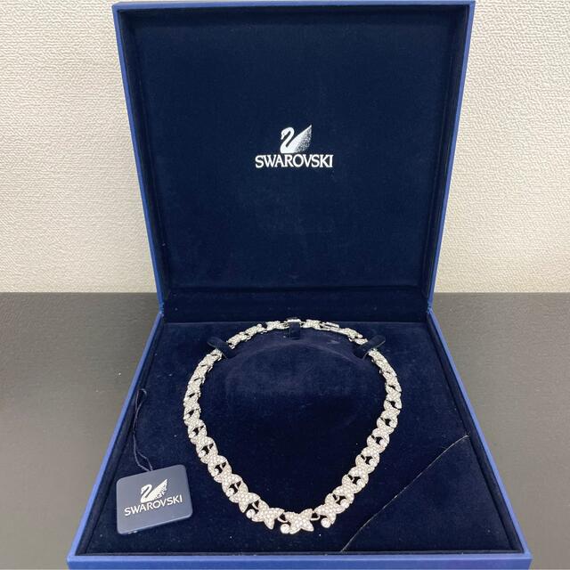 ◇3 スワロフスキー SWAROVSKI ネックレス ゴージャス シルバー