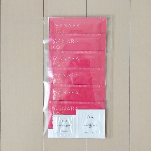 maNara(マナラ)のMANARA マナラホットクレンジング4g×6個＋おまけ(イプサ) コスメ/美容のスキンケア/基礎化粧品(クレンジング/メイク落とし)の商品写真