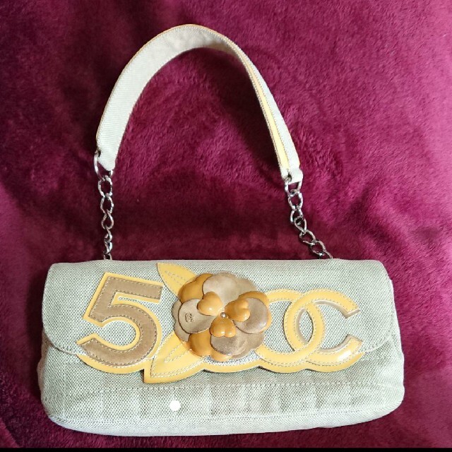 CHANEL カメリア No.5 ハンドバッグ | フリマアプリ ラクマ