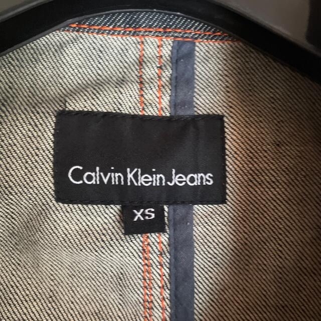 Calvin Klein(カルバンクライン)の値下げ　カルバンクラインジーンズ　薄手デニムジャケット レディースのジャケット/アウター(Gジャン/デニムジャケット)の商品写真