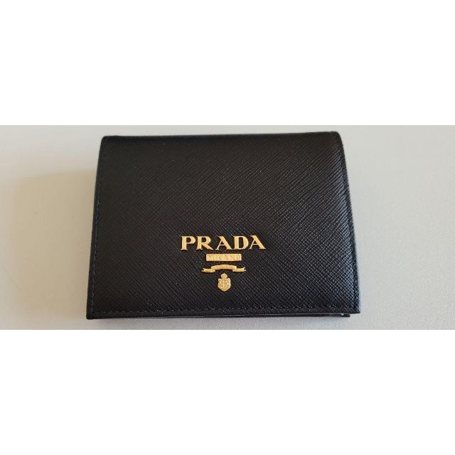 PRADA(プラダ) サフィアーノ 財布 二つ折り レディース ミニ財布 - 財布