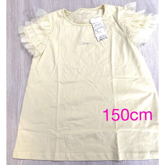 anyFAM(エニィファム)の新品未使用⭐︎any FAM オーガニックコットン　150cm キッズ/ベビー/マタニティのキッズ服女の子用(90cm~)(Tシャツ/カットソー)の商品写真