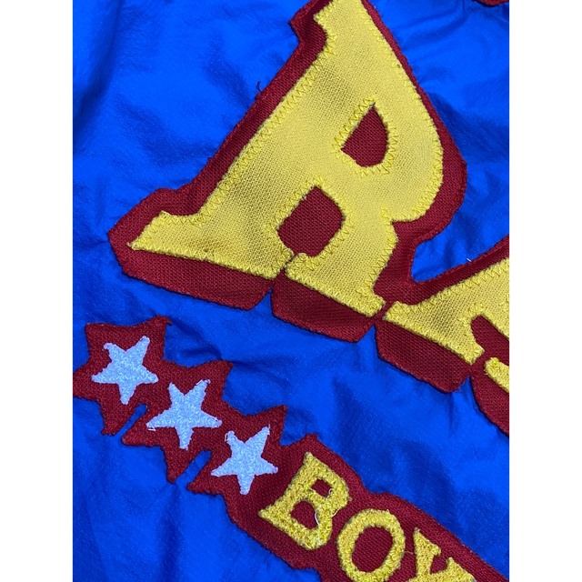 RAJA BOXING MUAY THAI ムエタイ ナイロンパーカー(L)青