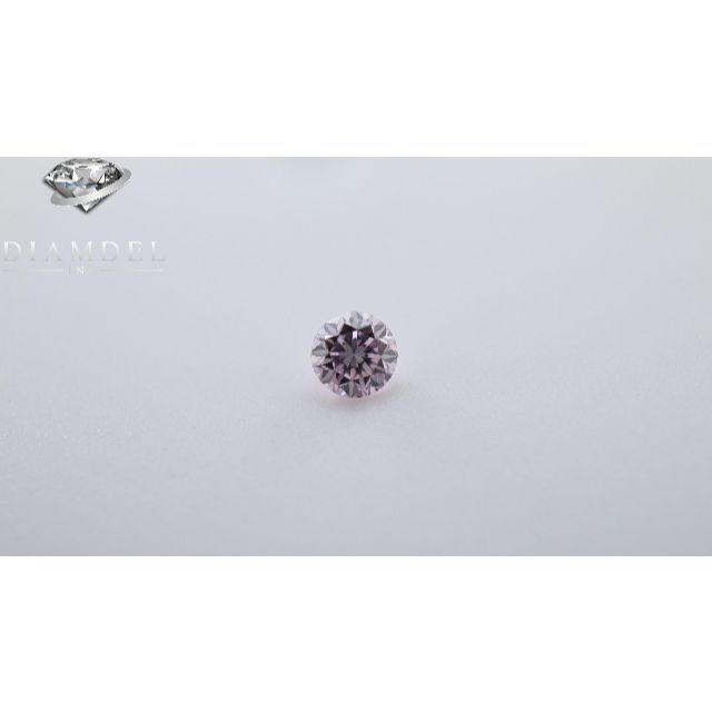 ピンクダイヤモンドルース/ F.PURPLE PINK/ 0.087 ct.