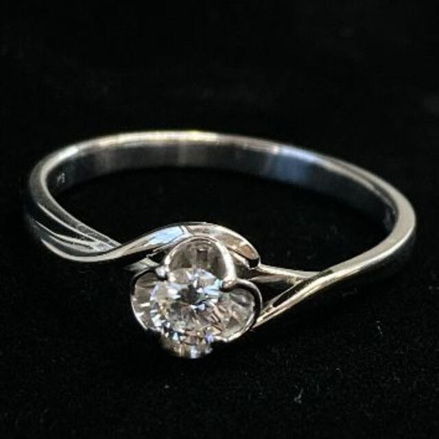K18ダイヤモンドリング　最終価格！ レディースのアクセサリー(リング(指輪))の商品写真